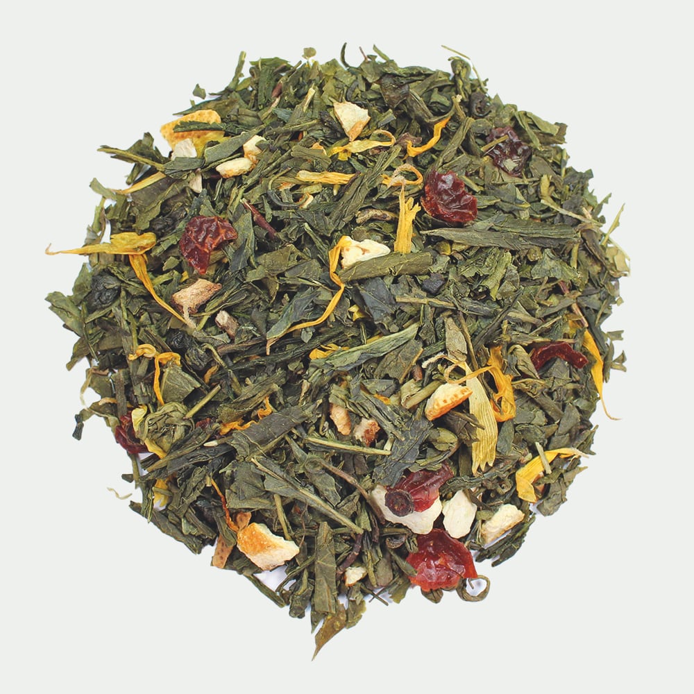 meingenussreich.at,teaandlemon.at,onlineshop,online kaufen,grün tee,orange maracuja,aromatisierte grünteemischung,oesterreich,aromatisiert